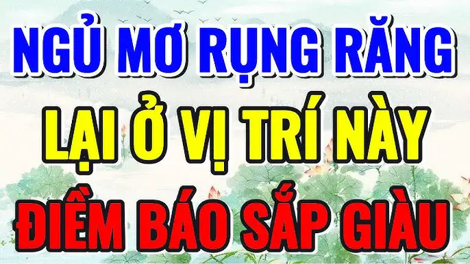 Giải mã giấc mơ thấy rụng răng cửa: Điềm báo gì cho tương lai của bạn?